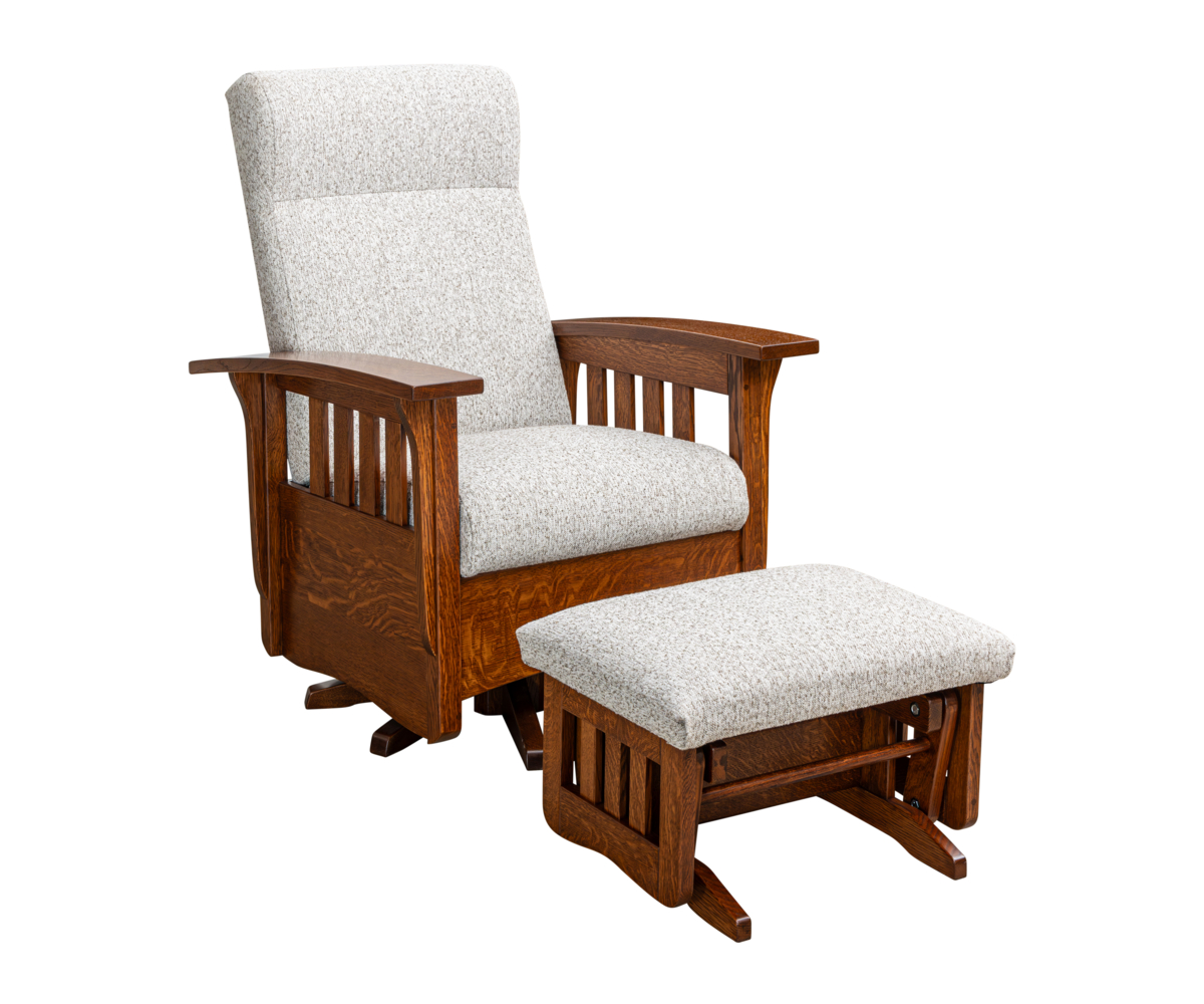 Classic Mission Glider Ottoman - Image 2