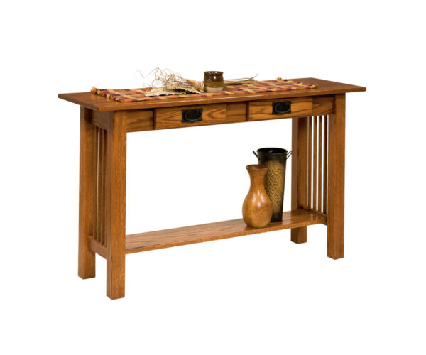 Mission 2-Drawer Sofa Table