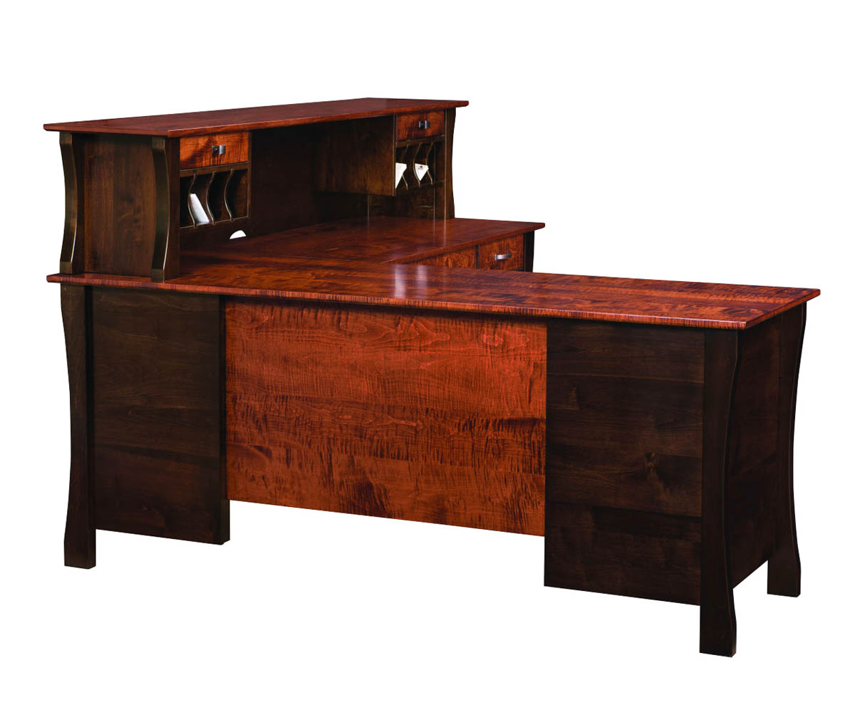 Kapernaum Corner Desk and Hutch - Image 2