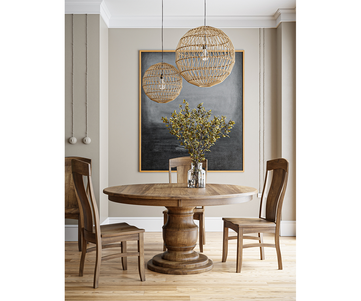 Burlington Single Pedestal Table - Image 2