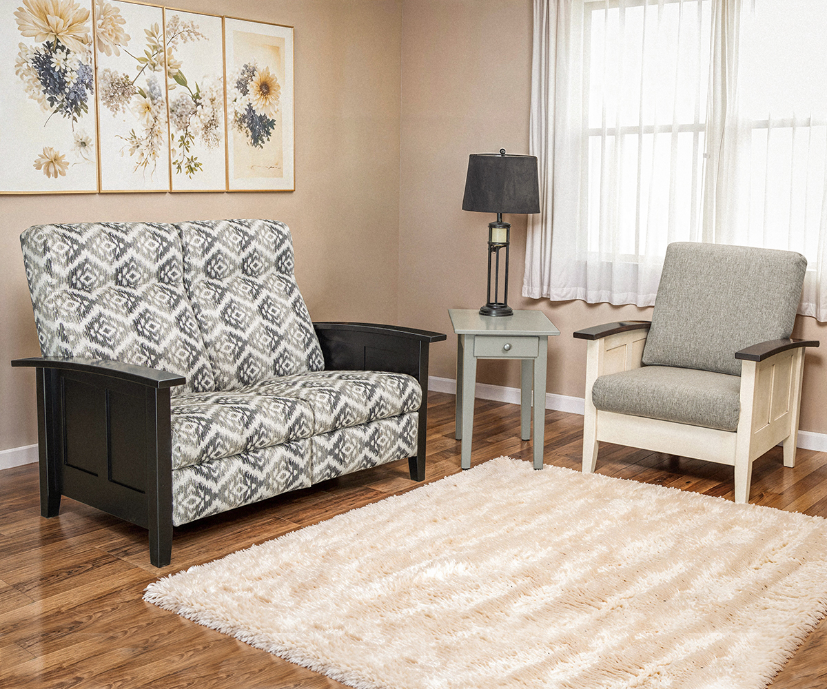 Shaker Recliner Loveseat - Image 2