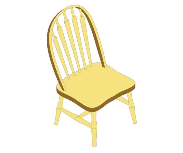 Arrow Back Child's Chair