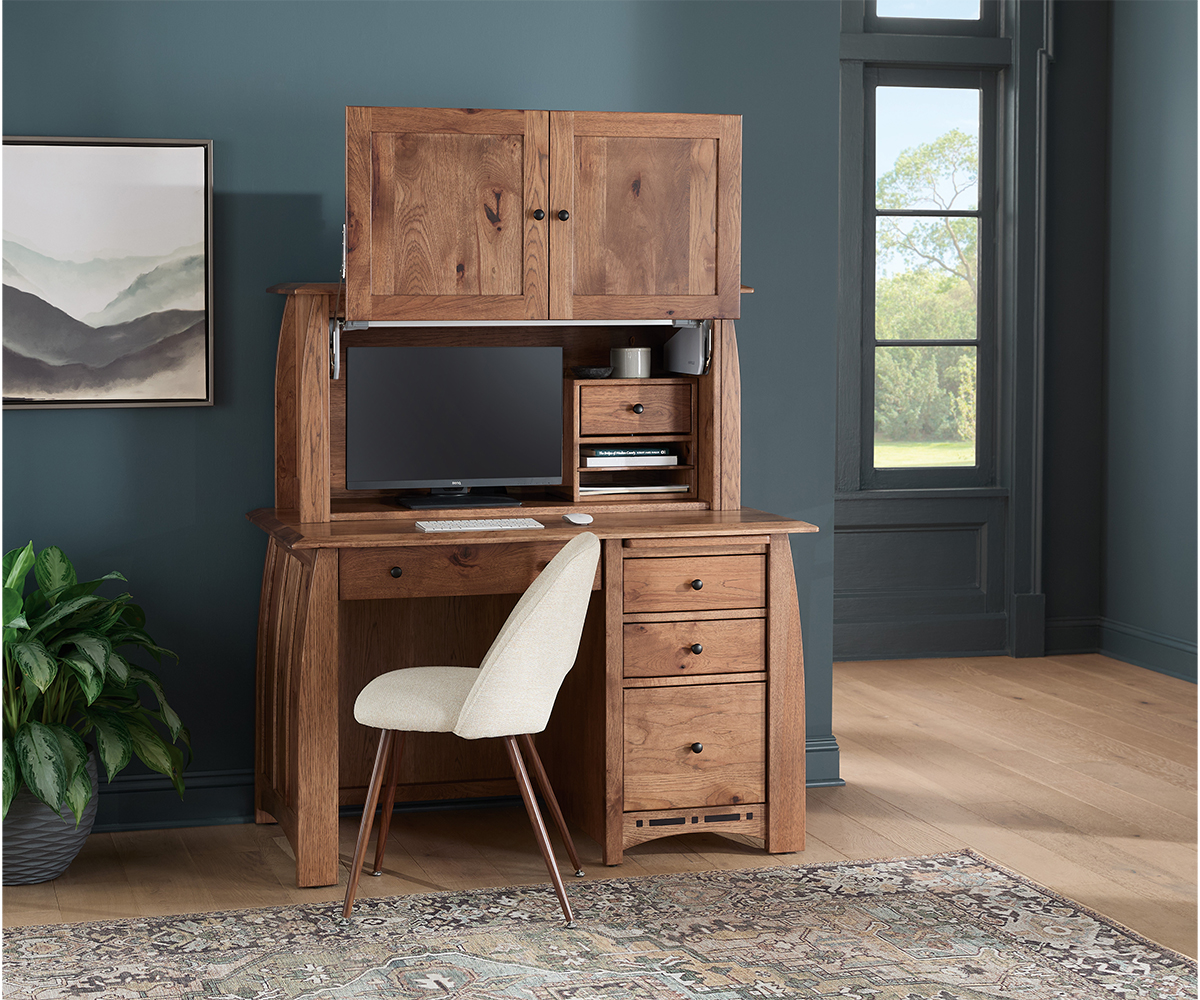 Boulder Creek Desk With Hutch - Image 2