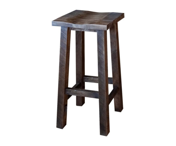 30" Rough Cut Maplewood Bar Stool