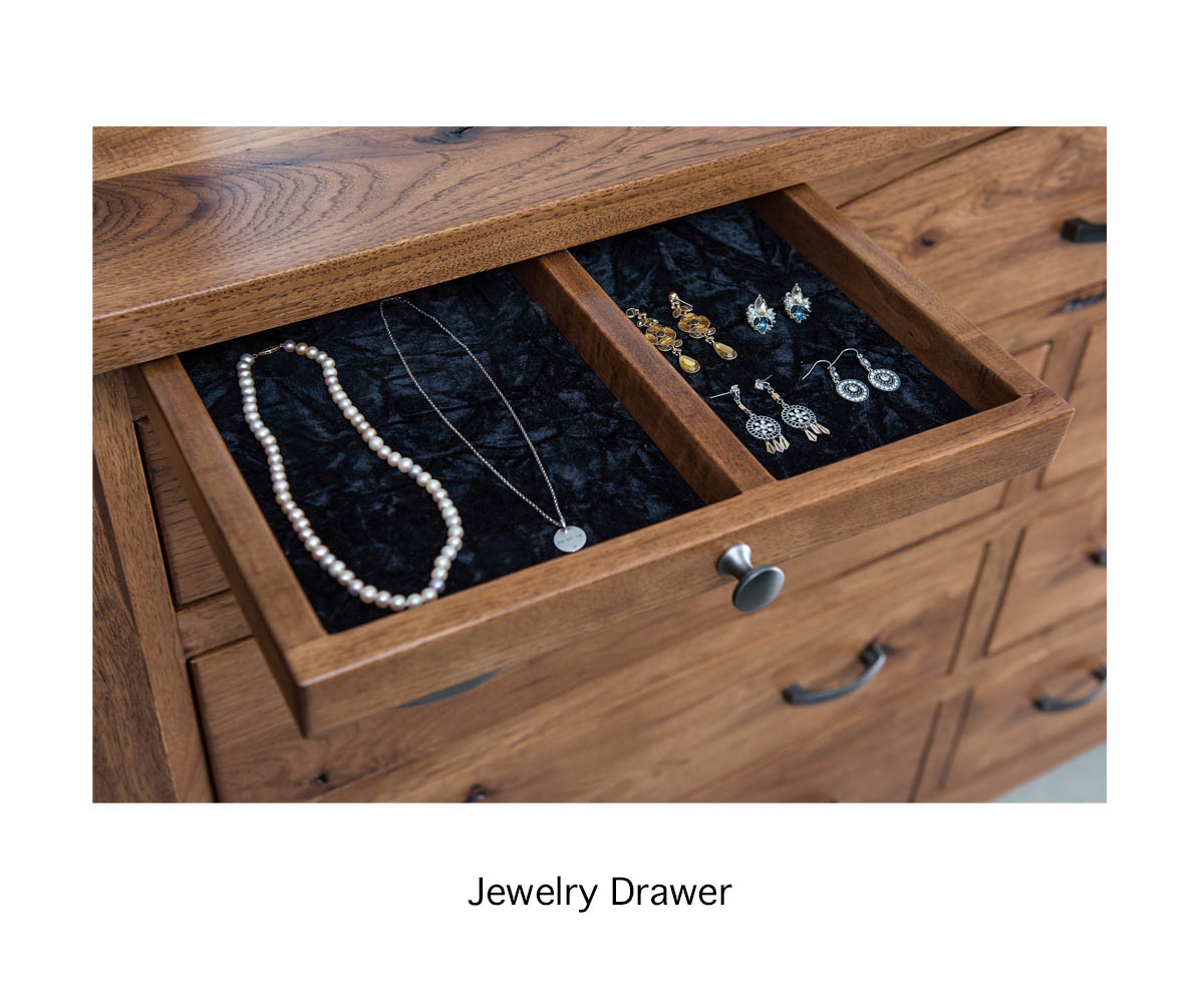 Shaker 9 Drawer Dresser With Jewelry Drawers - Image 2