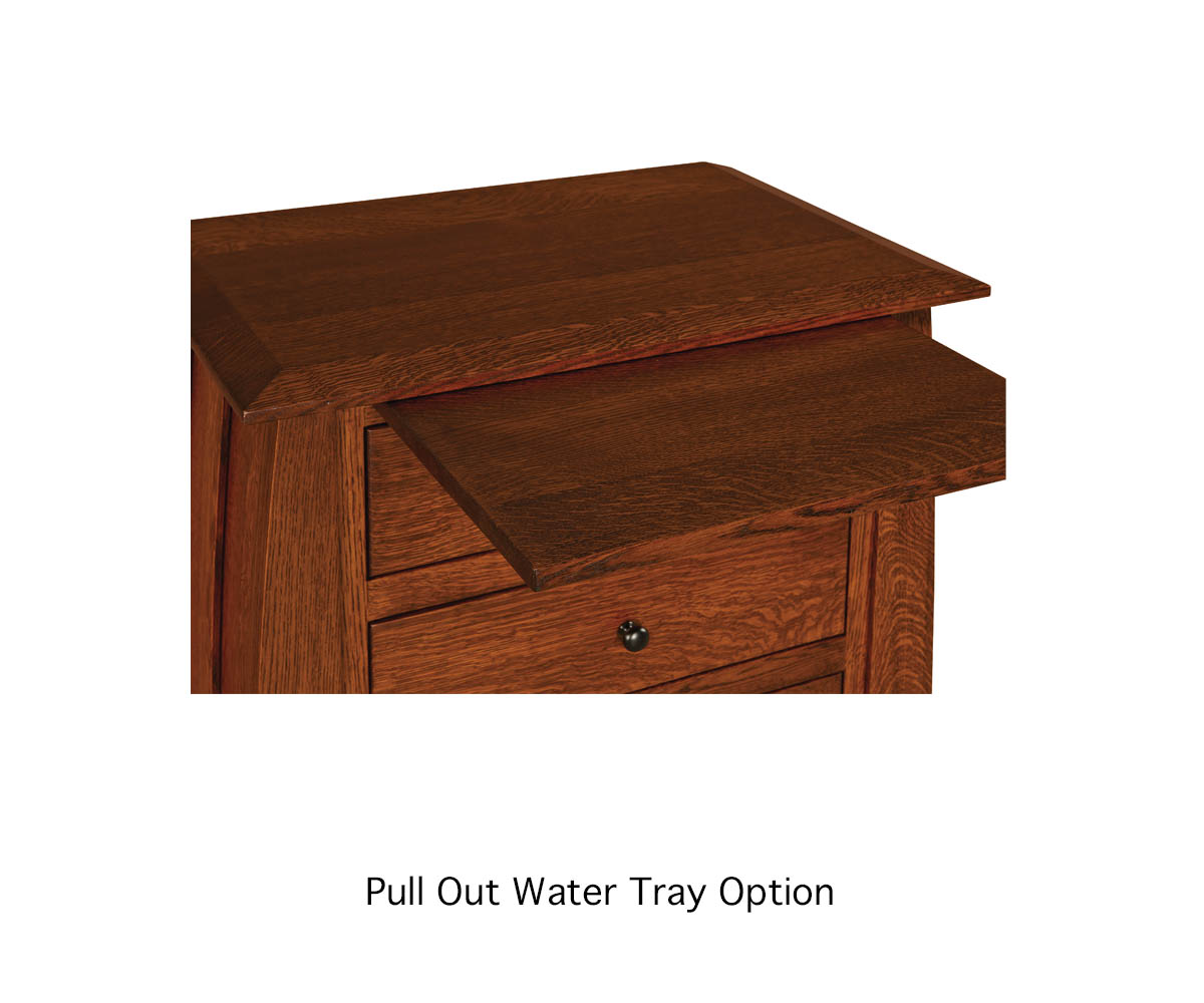 Sequoyah 3 Drawer Open Nightstand - Image 4