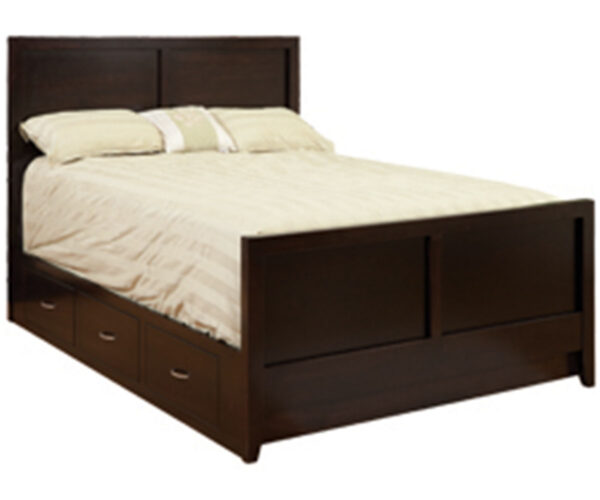 Tuscany Bed With Storage Rails