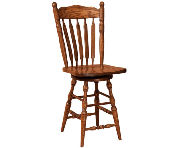 Post Paddle Swivel Bar Stool