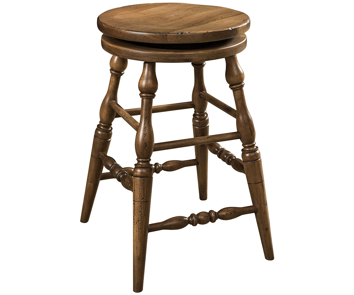 Scoop Swivel Stool
