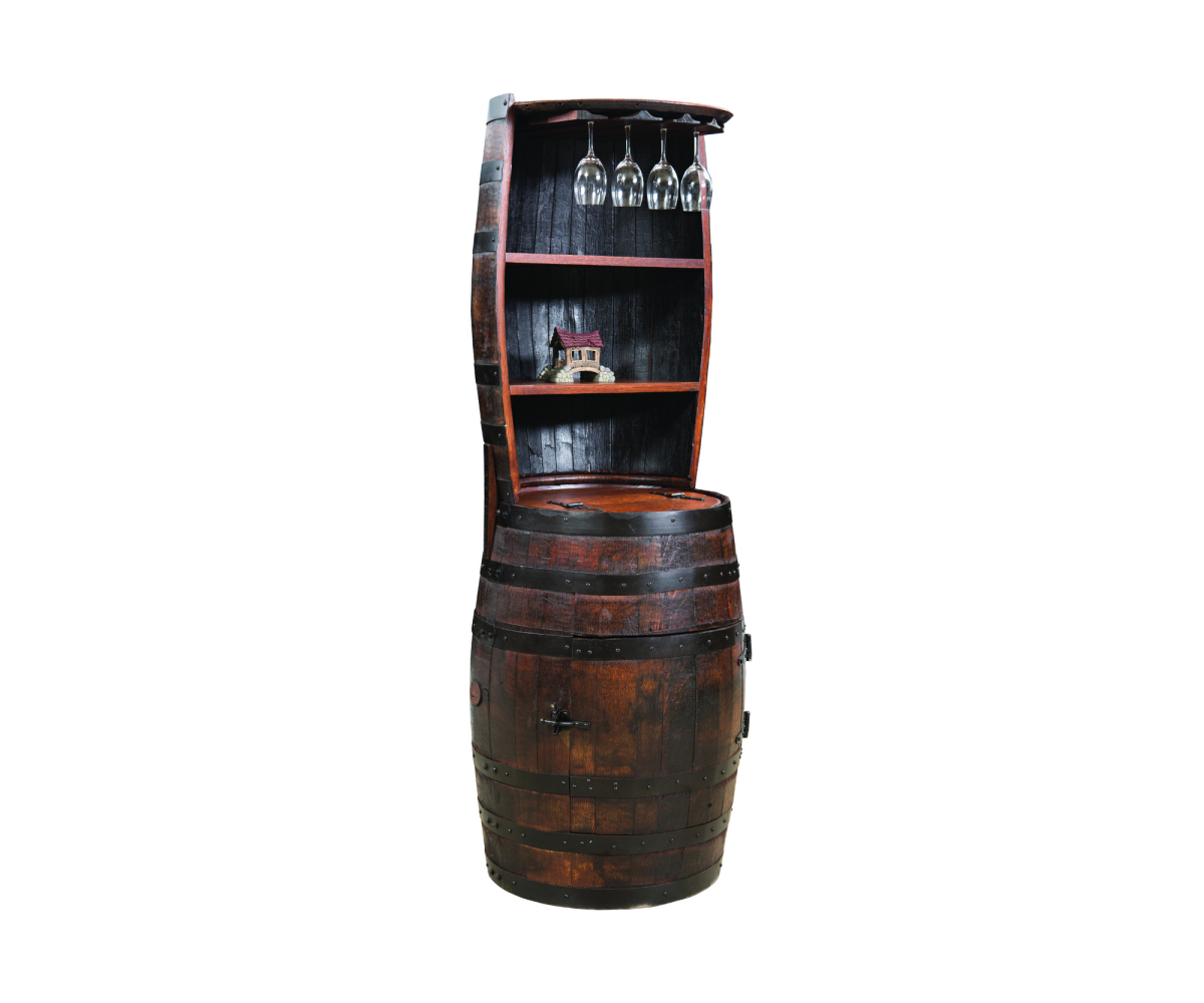 12 Bottle Barrel Hutch - Image 5